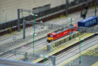 Miniature British Railway Station