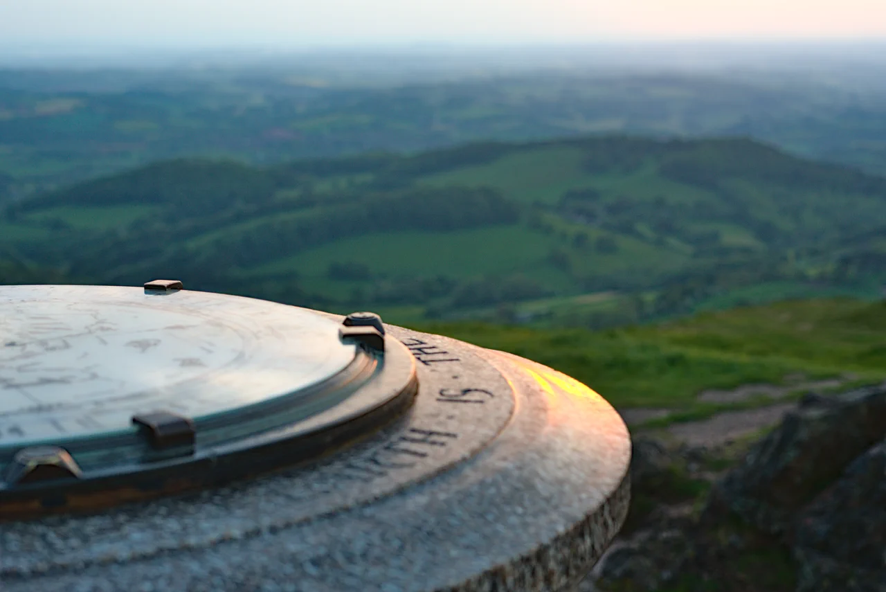 Sunset on the Hills Background