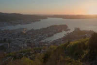 Bergen's Golden Hour Panorama