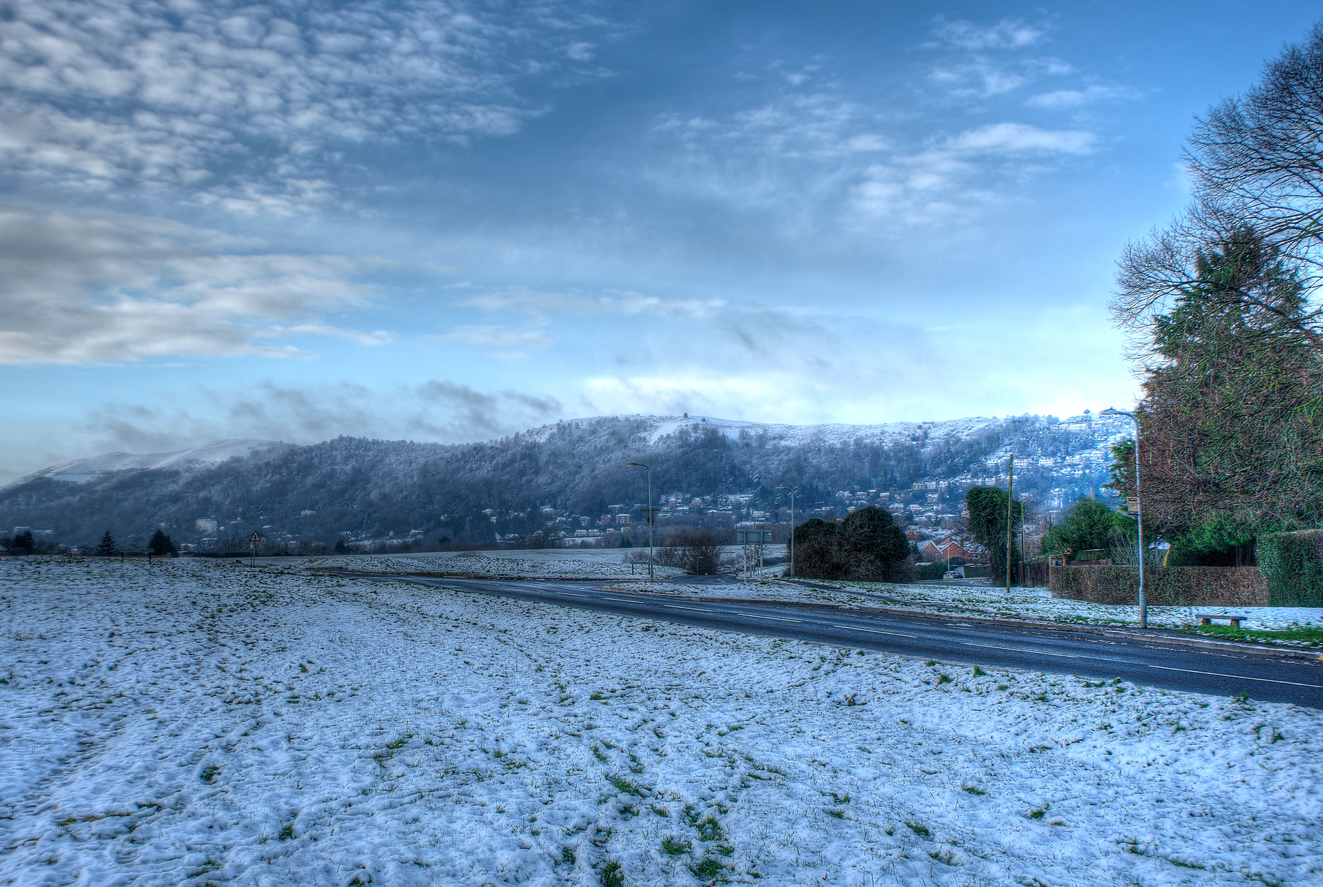 Malvern Hills snow