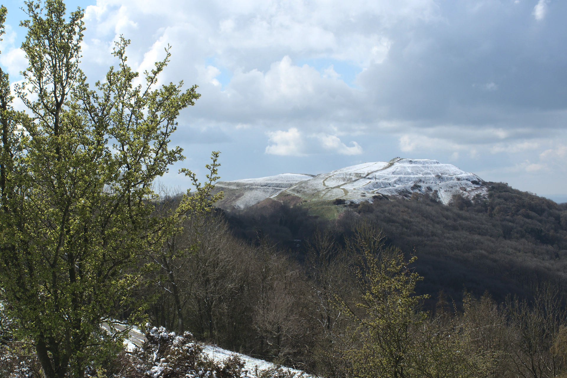 Snowy April